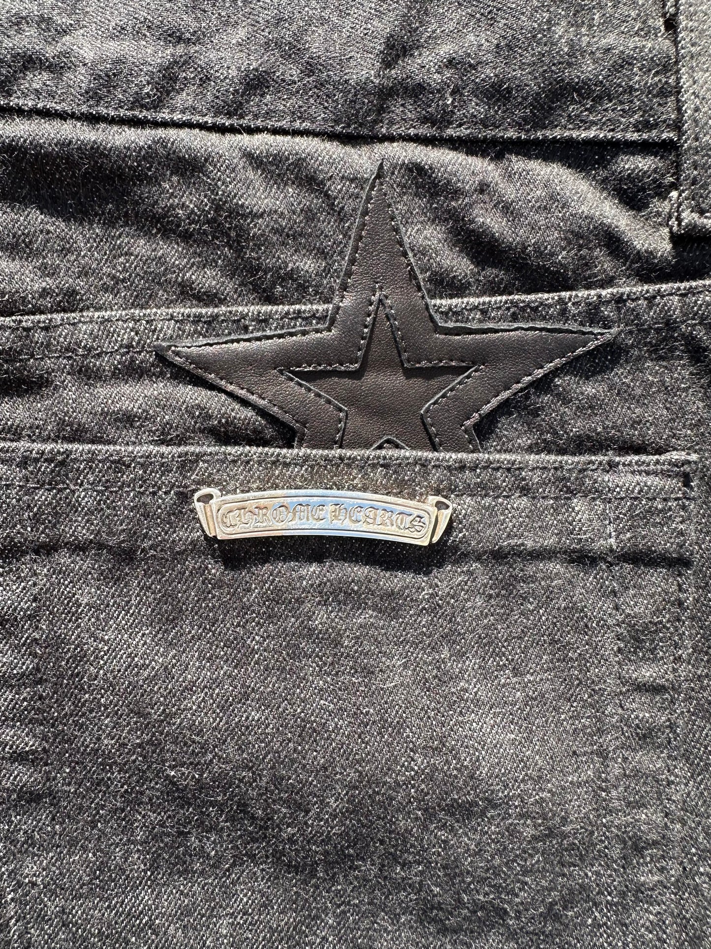 CHROME HEARTS STAR PATCH DENIM